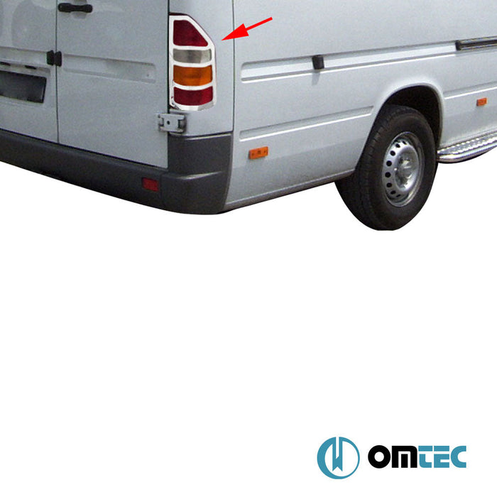 Stop Çerçevesi 2 Prç. P.Çelik (Parlak) - Mercedes - Benz Sprinter - VAN W901 - (1995 - 2006)