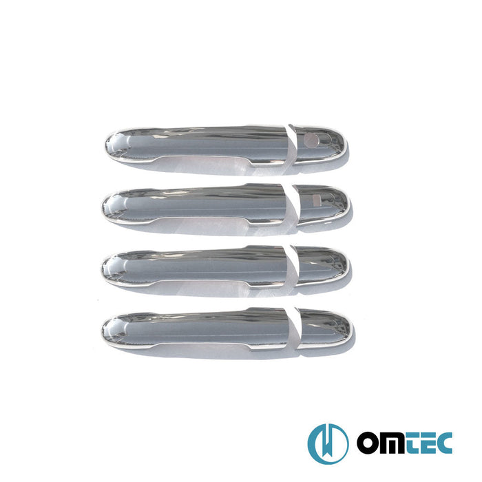 Kapı Kolu 4 Kapı 8 Prç. (H1) Paslanmaz Çelik (Parlak) (Keyless) - Mercedes - Benz Viano - VAN W639 - (2003 - 2014)