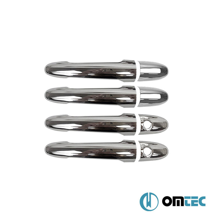 Kapı Kolu 4 Kapı 8 Prç. (H2) Paslanmaz Çelik (Parlak) - Volkswagen Crafter - VAN 2E - (2006 - 2017)