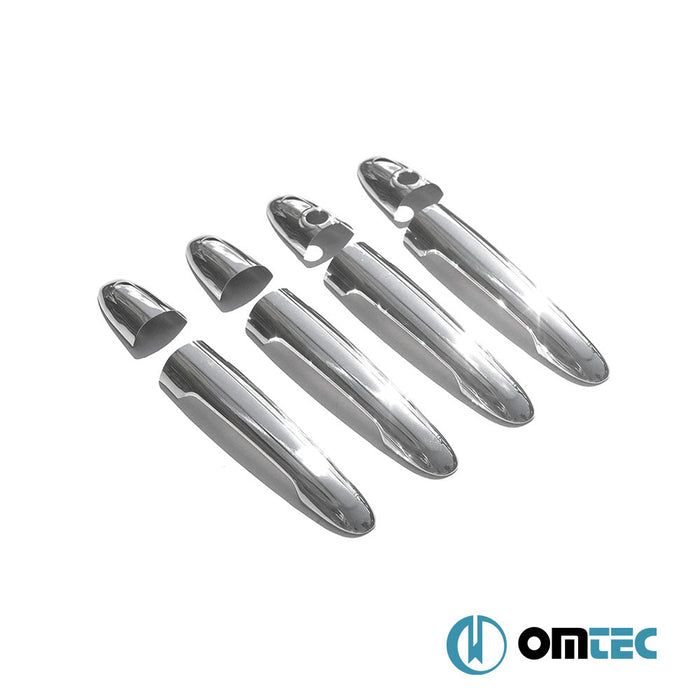 Kapı Kolu 4 Kapı 8 Prç. (H2) Paslanmaz Çelik (Parlak) - Mercedes - Benz Sprinter - VAN W906 - (2006 - 2018)