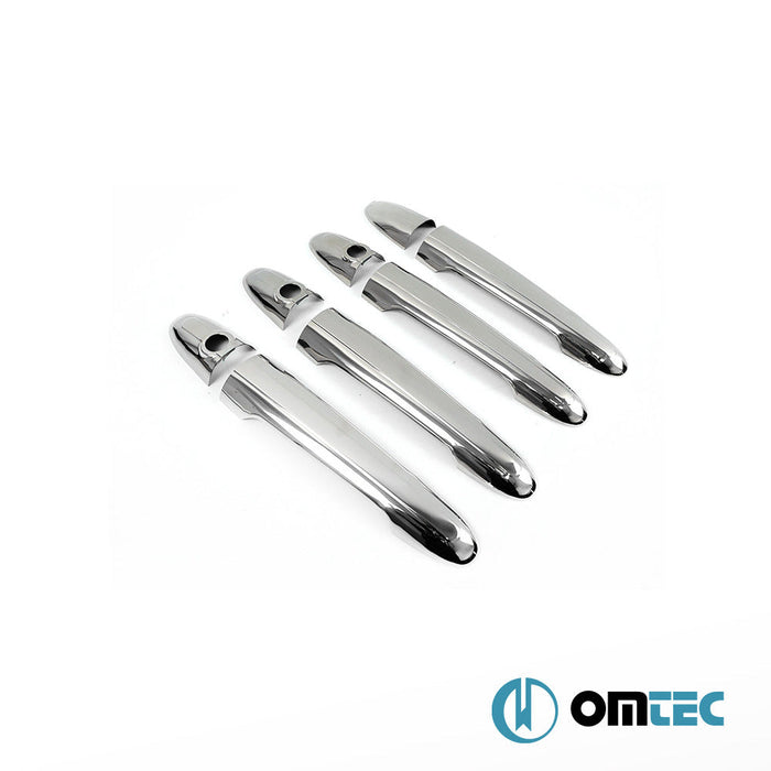 Kapı Kolu 4 Kapı 8 Prç. (H3) Paslanmaz Çelik (Parlak) - Mercedes - Benz Sprinter - VAN W906 - (2006 - 2018)