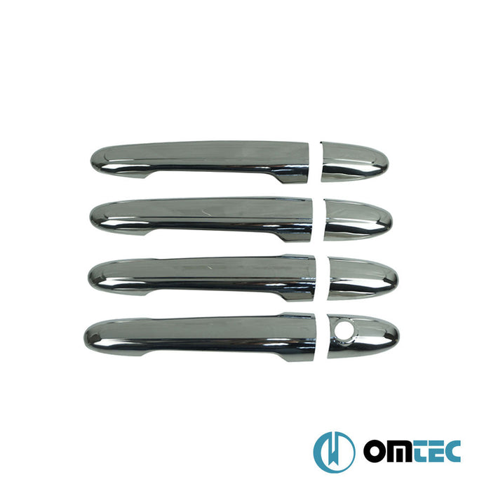 Kapı Kolu 4 Kapı 8 Prç. (H1) Paslanmaz Çelik (Parlak) - Mercedes - Benz Sprinter - VAN W906 - (2006 - 2018)