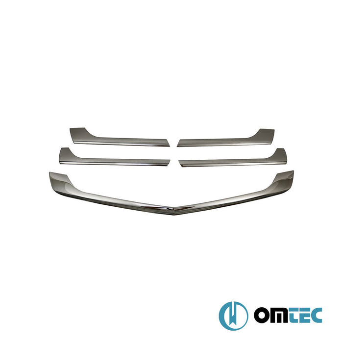 Ön Panjur 5 Prç. P.Çelik (Siyah) - Mercedes - Benz Sprinter - VAN W906 FL - (2013 - 2018)