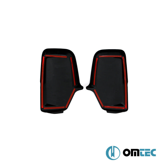 Ayna Kapağı 2 Prç. ABS Piano Siyah - Mercedes - Benz Sprinter - VAN W906 - (2006 - 2018)