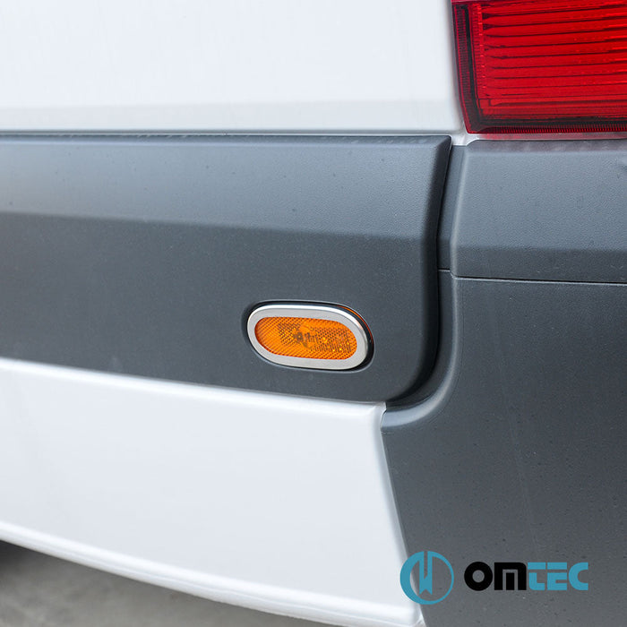 Reflektör Çerçevesi 6 Prç. Paslanmaz (Parlak) - Mercedes - Benz Sprinter - VAN W906 - (2006 - 2018)