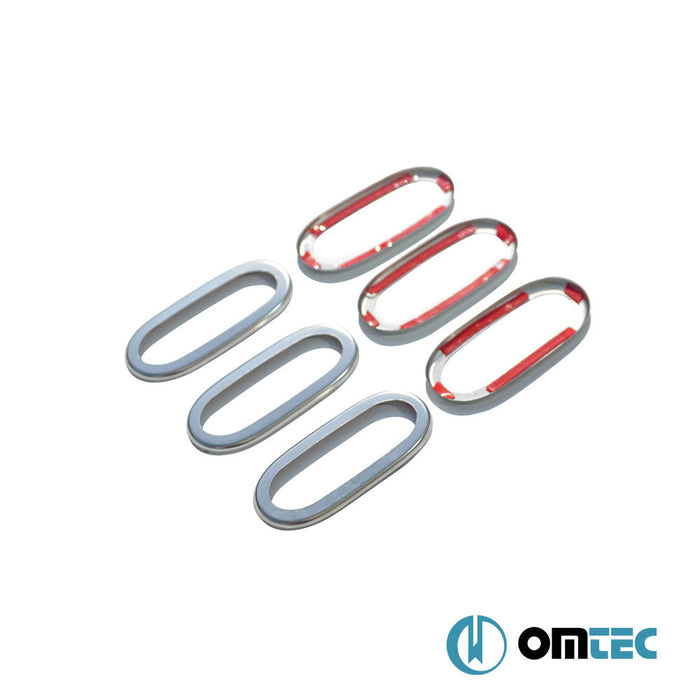 Reflektör Çerçevesi 6 Prç. Paslanmaz (Parlak) - Mercedes - Benz Sprinter - VAN W906 - (2006 - 2018)