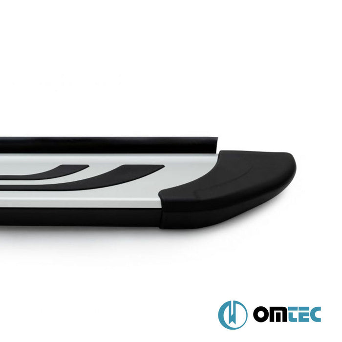 Yan Basamak (FABA - Gri - Siyah) 2 Prç. L3/L4 - Mercedes - Benz Sprinter - VAN W906 - (2006 - 2018)