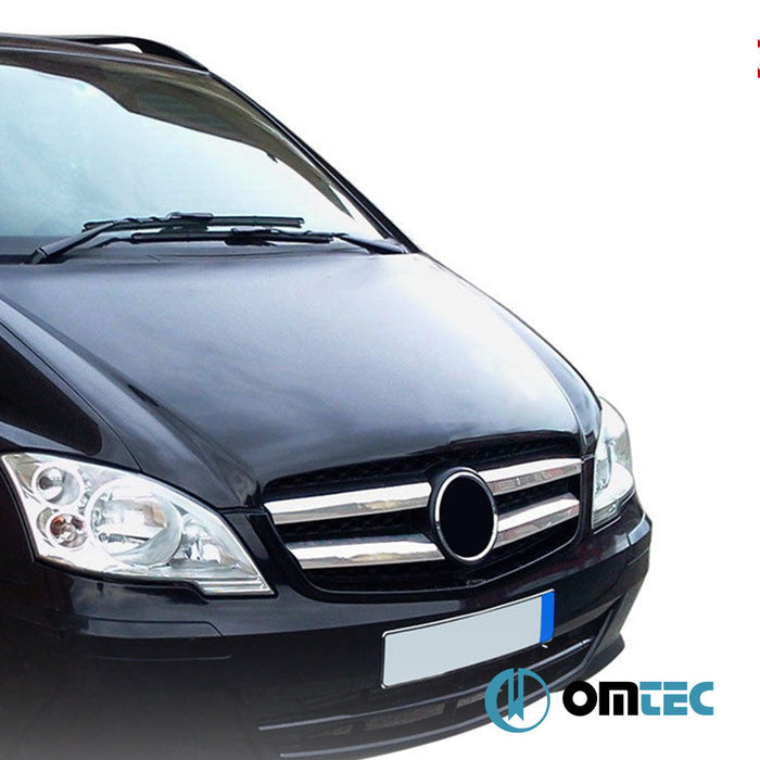 Ön Panjur 4 Prç. P.Çelik (Parlak) - Mercedes - Benz Vito - VAN W639 FL - (2010 - 2014)