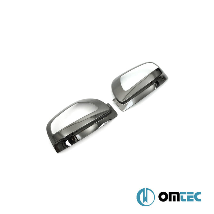 Ayna Kapağı 2 Prç. Abs Siyah Krom - Mercedes - Benz Viano - VAN W639 FL - (2010 - 2014)