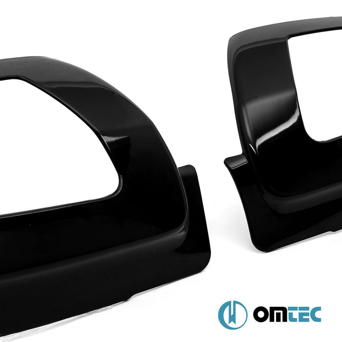 Ayna Kapağı 2 Prç. ABS Piano Siyah - Mercedes - Benz Viano - VAN W639 FL - (2010 - 2014)