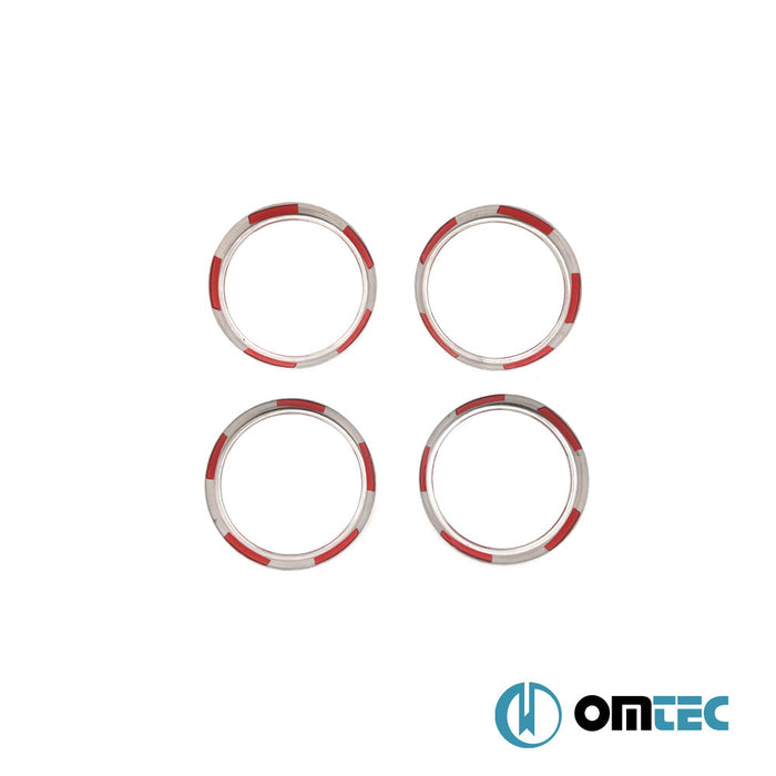 Havalandırma Çerçevesi 4 Prç.Paslanmaz - Mercedes - Benz Citan - MVN W415 - (2013 - 2021)