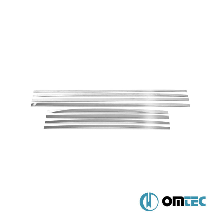 Kapı Eşiği Dekor Çıtası 8 Prç. Paslanmaz Çelik - Mercedes - Benz E - Class - SD W124 - (1985 - 1996)