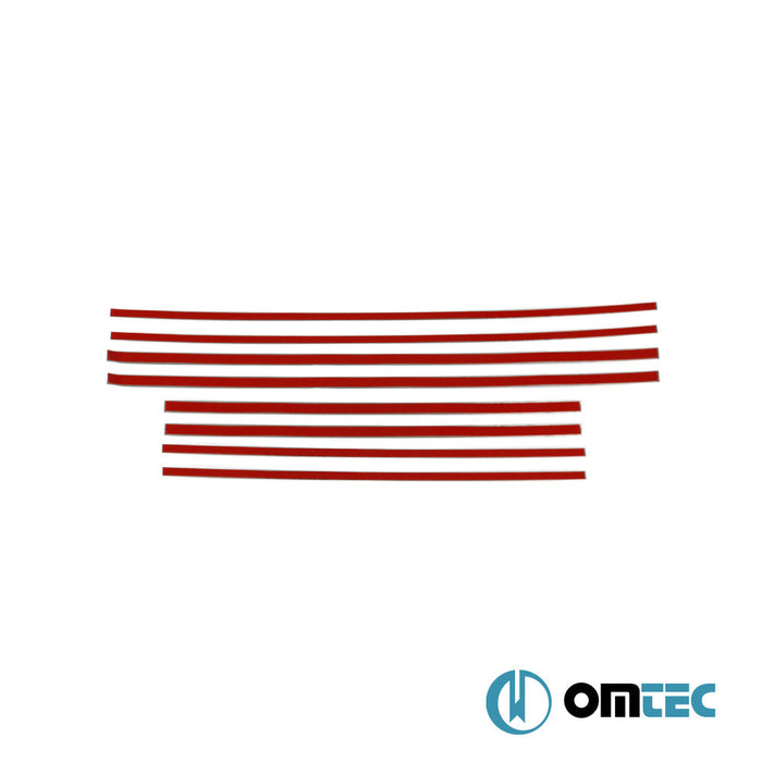 Kapı Eşiği Dekor Çıtası 8 Prç. Paslanmaz Çelik - Mercedes - Benz E - Class - SD W124 - (1985 - 1996)