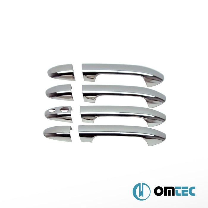 Kapı Kolu 4 Kapı 8 Prç. (H1S1) Paslanmaz Çelik (Parlak) (Keyless) - Mercedes - Benz Vito - VAN W447 - (2014 - )