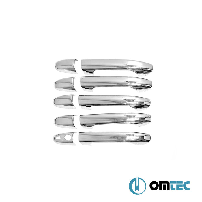 Kapı Kolu 5 Kapı 10 Prç. (H1S1) Paslanmaz Çelik (Parlak) (Keyless) - Mercedes - Benz Vito - VAN W447 - (2014 - )