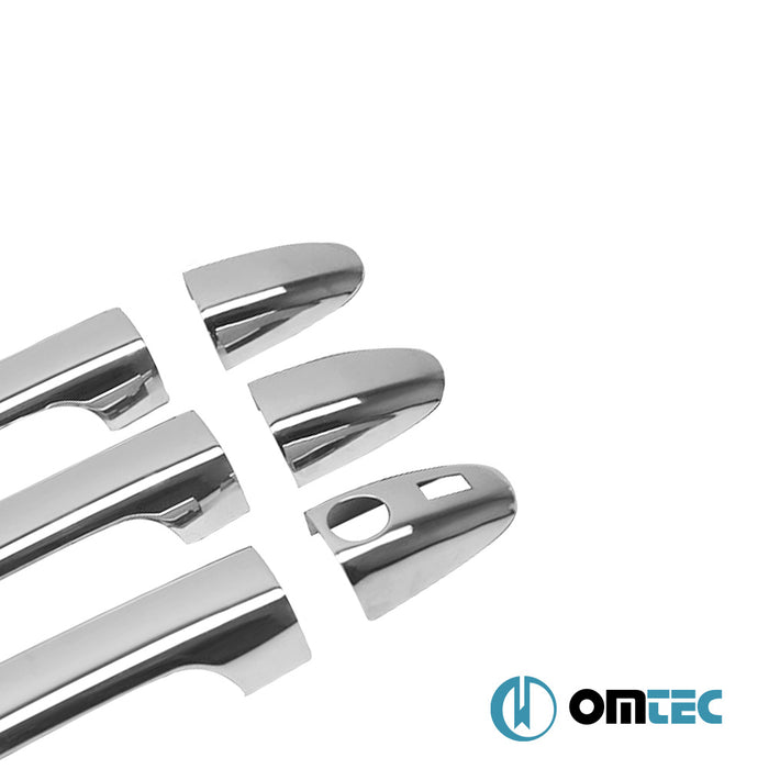 Kapı Kolu 5 Kapı 10 Prç. (H1S1) Paslanmaz Çelik (Parlak) (Keyless) - Mercedes - Benz Vito - VAN W447 - (2014 - )