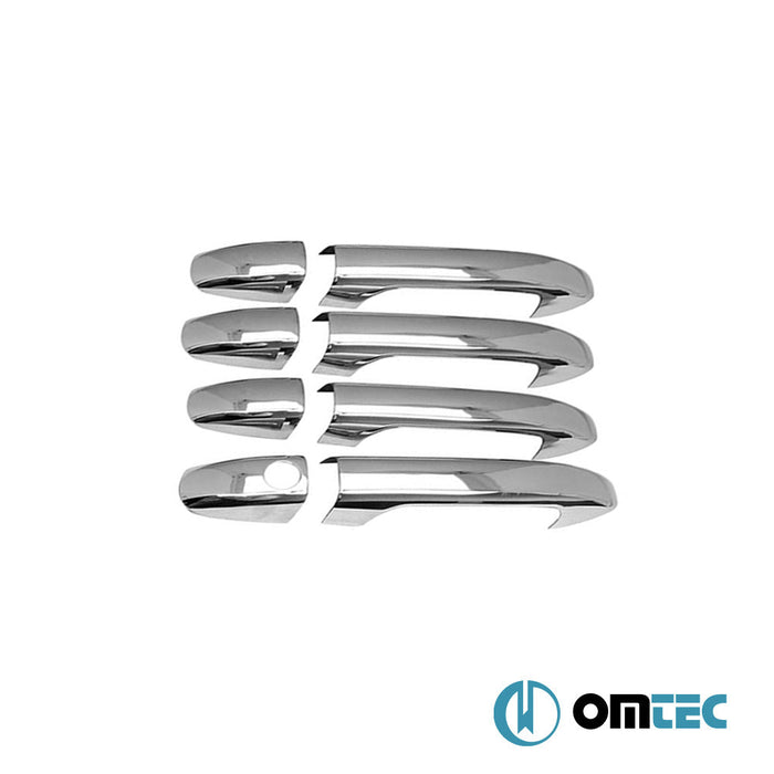 Kapı Kolu 4 Kapı 8 Prç. (H1) Paslanmaz Çelik (Parlak) - Mercedes - Benz Vito - VAN W447 - (2014 - )