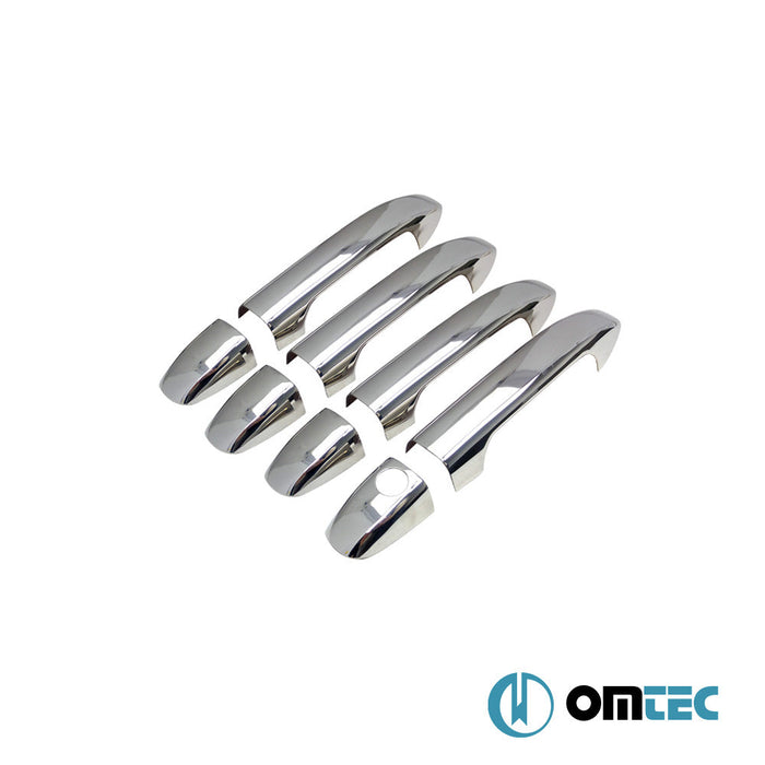 Kapı Kolu 4 Kapı 8 Prç. (H1) Paslanmaz Çelik (Parlak) - Mercedes - Benz Vito - VAN W447 - (2014 - )