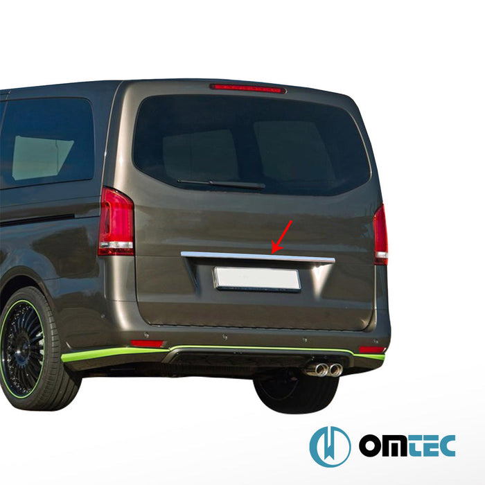 Bagaj Çıtası(Tek Kapı) Paslanmaz Çelik (Parlak) - Mercedes - Benz Vito - VAN W447 - (2014 - )