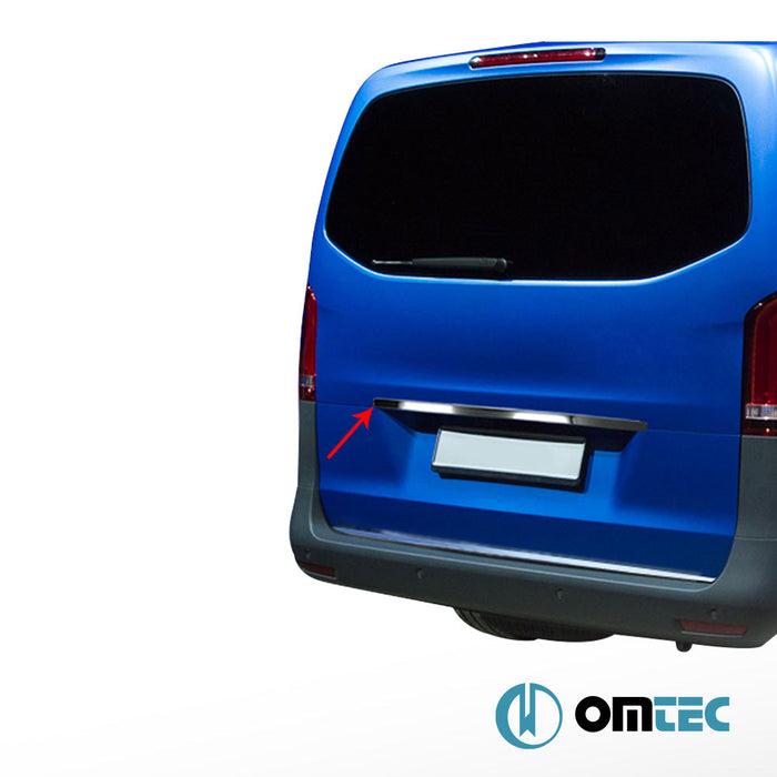 Bagaj Çıtası(Tek Kapı) Paslanmaz Çelik (Siyah) - Mercedes - Benz Vito - VAN W447 - (2014 - )
