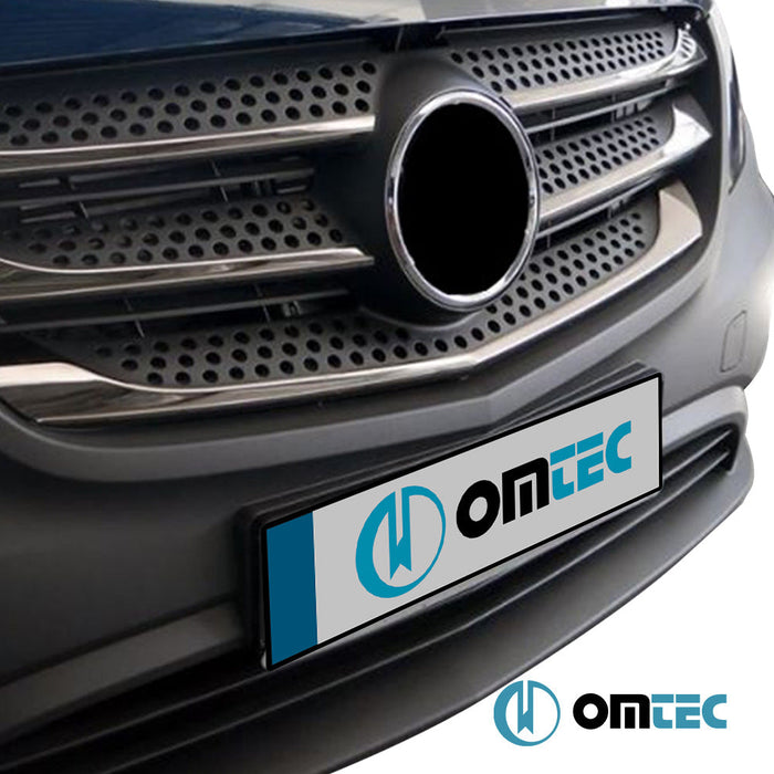 Ön Panjur 5 Prç. P.Çelik (Siyah) - Mercedes - Benz Vito - VAN W447 PRE - FL - (2014 - 2019)