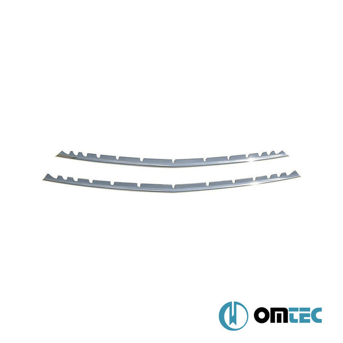 Ön Tampon Çıtası 2 Prç. P.Çelik (Parlak) - Mercedes - Benz Vito - VAN W447 PRE - FL - (2014 - 2019)