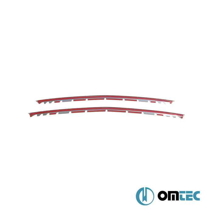 Ön Tampon Çıtası 2 Prç. P.Çelik (Parlak) - Mercedes - Benz Vito - VAN W447 PRE - FL - (2014 - 2019)