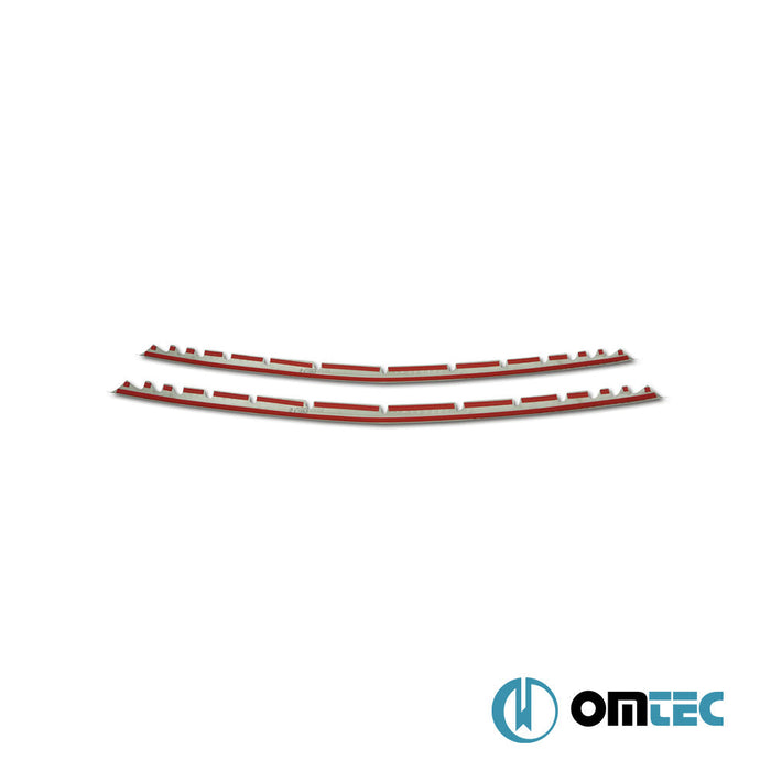 Ön Tampon Çıtası 2 Prç. P.Çelik (Siyah) - Mercedes - Benz Vito - VAN W447 PRE - FL - (2014 - 2019)