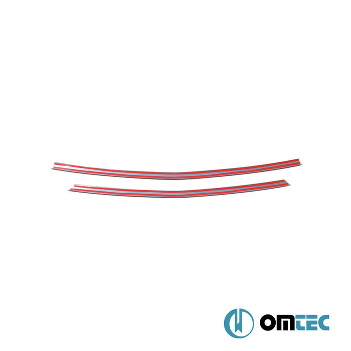 Ön Tampon Çıtası 2 Prç. P.Çelik (Parlak) - Mercedes - Benz Vito Kasten - VAN W447 PRE - FL - (2014 - 2019)