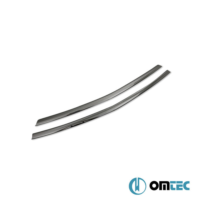 Ön Tampon Çıtası 2 Prç. P.Çelik (Siyah) - Mercedes - Benz Vito Kasten - VAN W447 PRE - FL - (2014 - 2019)