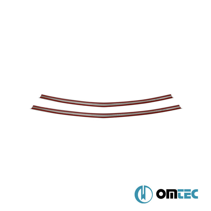 Ön Tampon Çıtası 2 Prç. P.Çelik (Siyah) - Mercedes - Benz Vito Kasten - VAN W447 PRE - FL - (2014 - 2019)