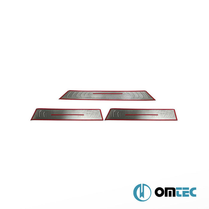 Line Kapı Eşiği 3 Prç. Paslanmaz Çelik (Parlak) - Mercedes - Benz Vito - VAN W447 - (2014 - )