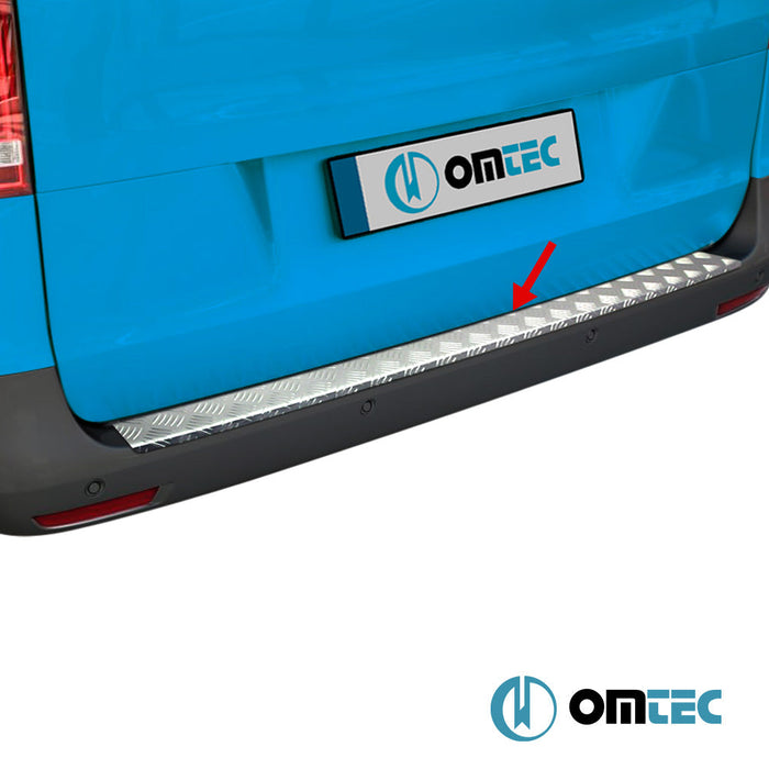 Arka Tampon Eşiği (Gri Eloksallı) Alu. - Mercedes - Benz Vito - VAN W447 - (2014 - )