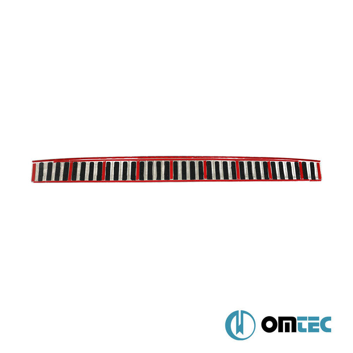 Arka Tampon Eşiği Paslanmaz Çelik (Siyah - Bas.) - Mercedes - Benz Vito - VAN W447 - (2014 - )