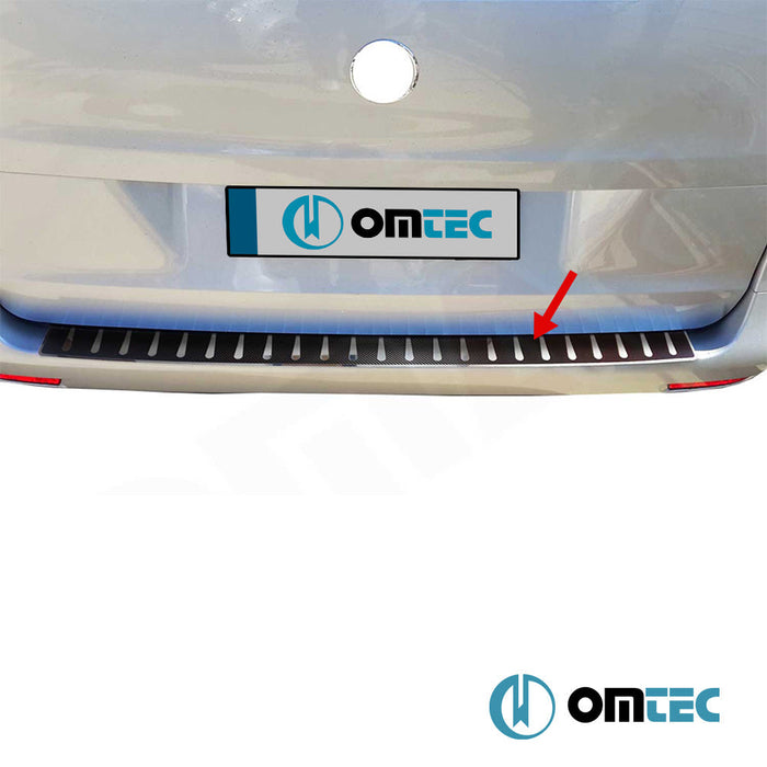 Karbon Folyolu Arka Tampon Eşiği Paslanmaz Çelik - Mercedes - Benz Vito - VAN W447 - (2014 - )