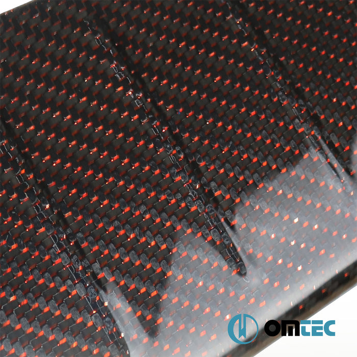 Arka Tampon Eşiği (Karbon - Kırmızı) - Mercedes - Benz Vito - VAN W447 - (2014 - )