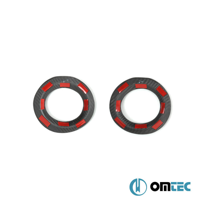 Sis Farı Çerçevesi 2 Prç. (Karbon) - Mercedes - Benz Vito - VAN W447 PRE - FL - (2014 - 2019)