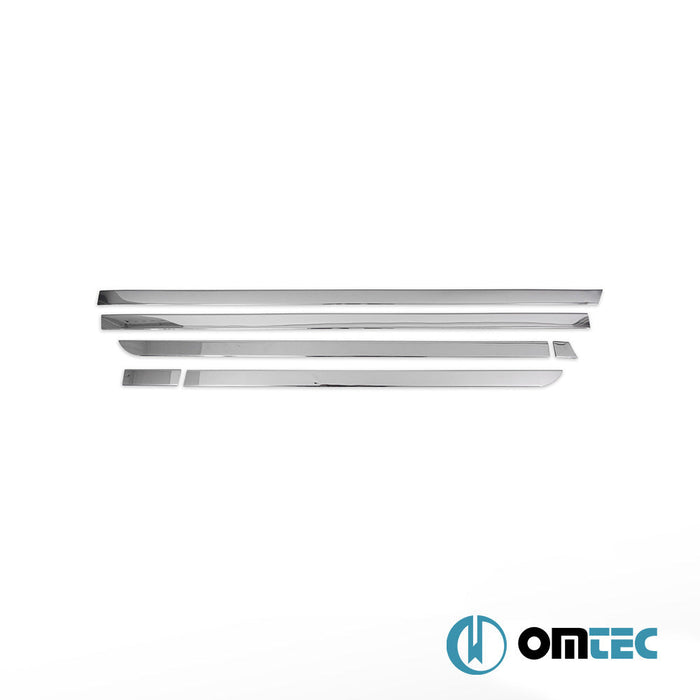 Yan Kapı Çıtası 6 Prç.(L1 - L2) Paslanmaz Çelik (Parlak) - Mercedes - Benz Vito - VAN W447 - (2014 - )