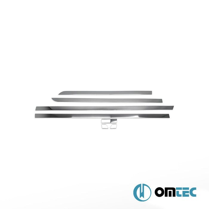 Yan Kapı Çıtası 7 Prç.(Çift Sürgülü L1 - L2) Paslanmaz Çelik (Parlak) - Mercedes - Benz Vito - VAN W447 - (2014 - )