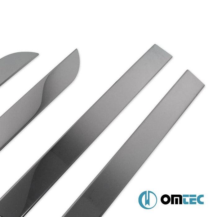 Yan Kapı Çıtası 7 Prç.(Çift Sürgülü L1 - L2) Paslanmaz Çelik (Parlak) - Mercedes - Benz Vito - VAN W447 - (2014 - )