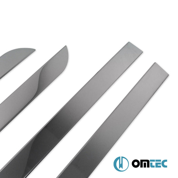 Yan Kapı Çıtası 7 Prç.(Çift Sürgülü L3) Paslanmaz Çelik (Parlak) - Mercedes - Benz Vito - VAN W447 - (2014 - )