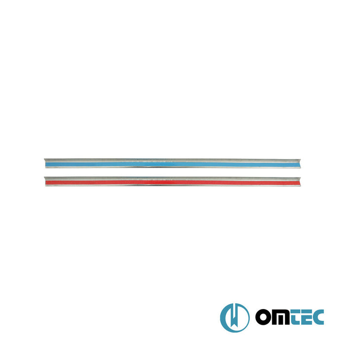 Cam Çıtası 2 Prç. Paslanmaz Çelik (Parlak) - Mercedes - Benz Vito - VAN W447 - (2014 - )