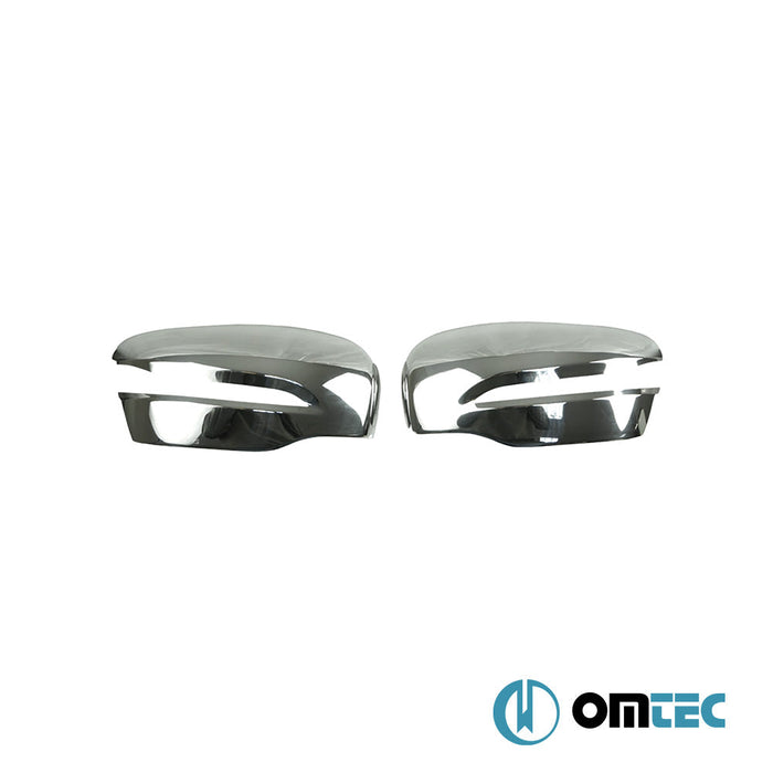 Ayna Kapağı 2 Prç. Paslanmaz Çelik (Parlak) - Mercedes - Benz X - Class - PK W470 - (2017 - 2020)