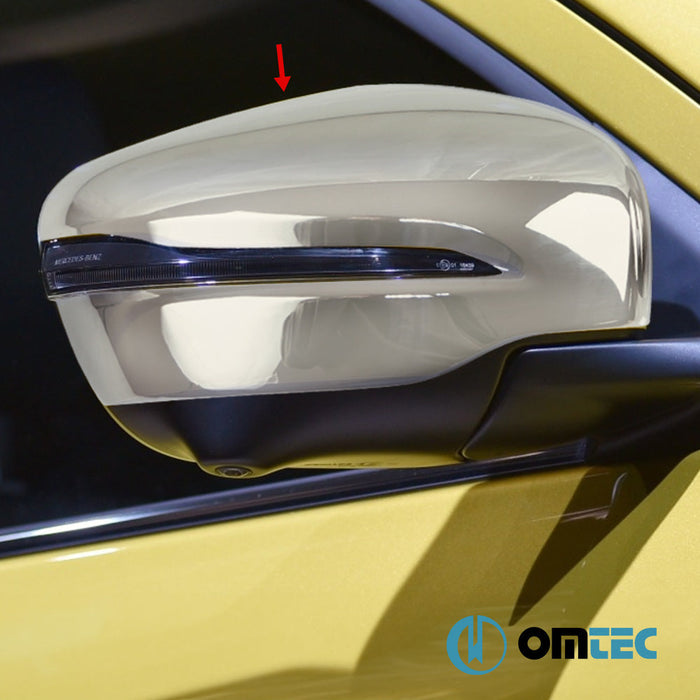 Ayna Kapağı 2 Prç. Paslanmaz Çelik (Parlak) - Mercedes - Benz X - Class - PK W470 - (2017 - 2020)