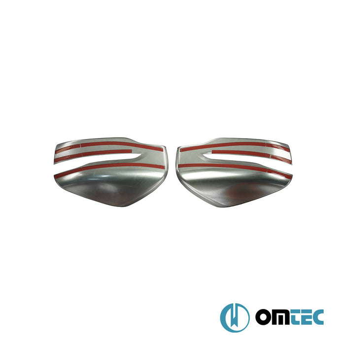 Ayna Kapağı 2 Prç. Paslanmaz Çelik (Parlak) - Mercedes - Benz X - Class - PK W470 - (2017 - 2020)