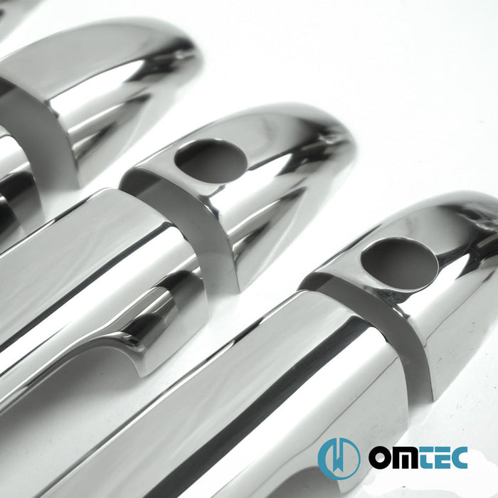 Kapı Kolu 4 Kapı 8 Prç. (H2) Paslanmaz Çelik (Parlak) - Mercedes - Benz Sprinter - VAN W907 - (2018 - )