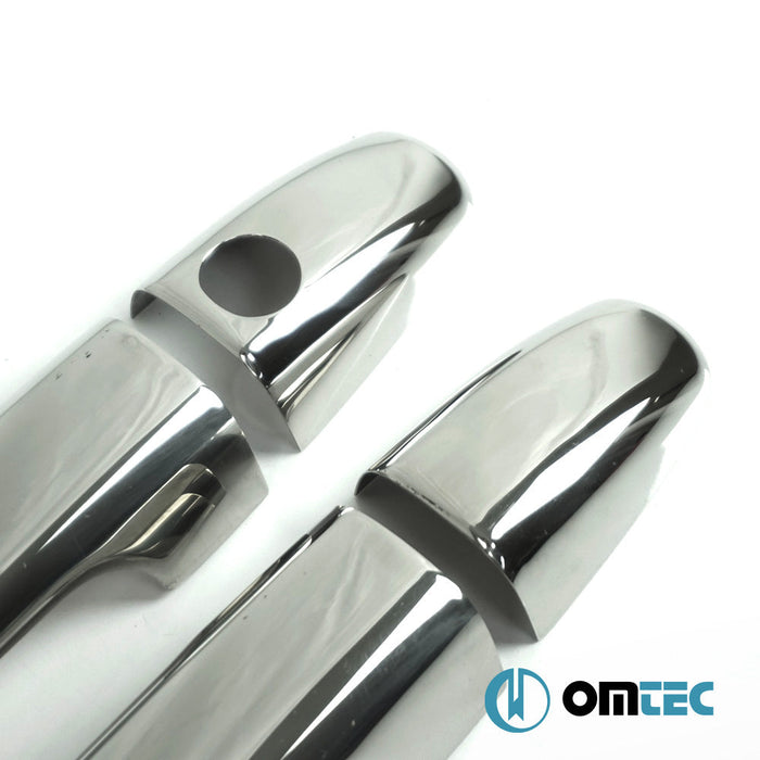 Kapı Kolu 2 Kapı 4 Prç. (H1) Paslanmaz Çelik (Parlak) - Mercedes - Benz Sprinter - VAN W907 - (2018 - )