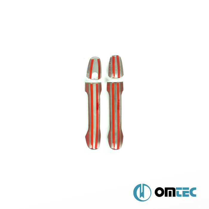 Kapı Kolu 2 Kapı 4 Prç. (H1) Paslanmaz Çelik (Parlak) - Mercedes - Benz Sprinter - VAN W907 - (2018 - )