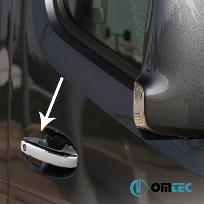 Kapı Kolu 5 Kapı 10 Prç. (H2) Paslanmaz Çelik (Parlak) - Mercedes - Benz Sprinter - VAN W907 - (2018 - )