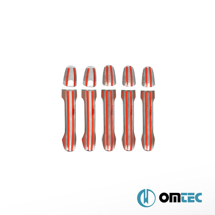 Kapı Kolu 5 Kapı 10 Prç. (H2) Paslanmaz Çelik (Parlak) - Mercedes - Benz Sprinter - VAN W907 - (2018 - )